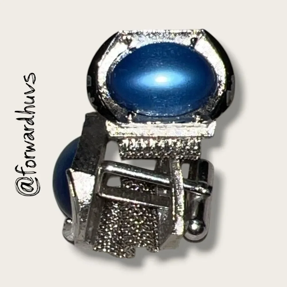 Vintage SWANK Mesh Wrap Around Cufflinks Cuff Link